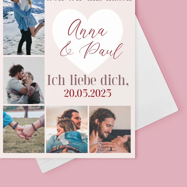 Fotocollage: Wir Haben Alles, Weil Wir Uns Haben - Glückwunschkarte