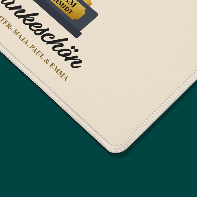 Fotocollage: Best Boss Pokal - Mauspad