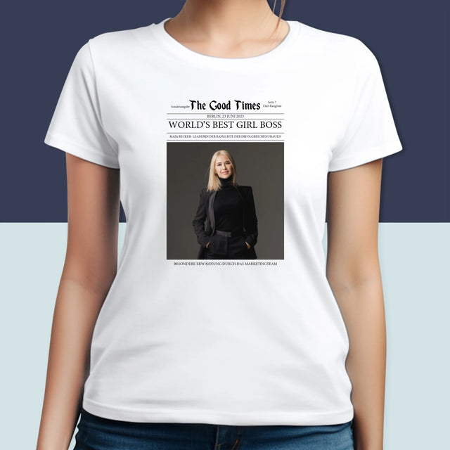 Magazin-Cover: Die Beste Chefin Der Welt647963 - T-Shirt Für Damen