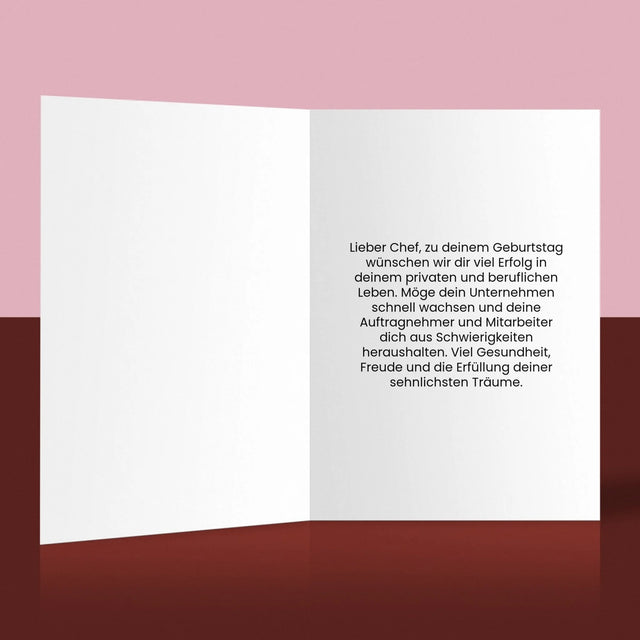 Foto Und Unterschrift: Bester Chef Google Ergebnis - Glückwunschkarte