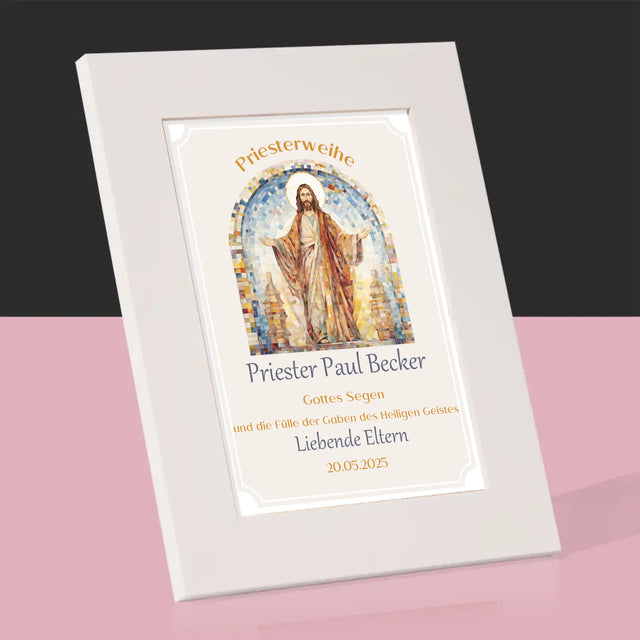 Name Und Unterschrift: Priesterweihe - Bilderrahmen