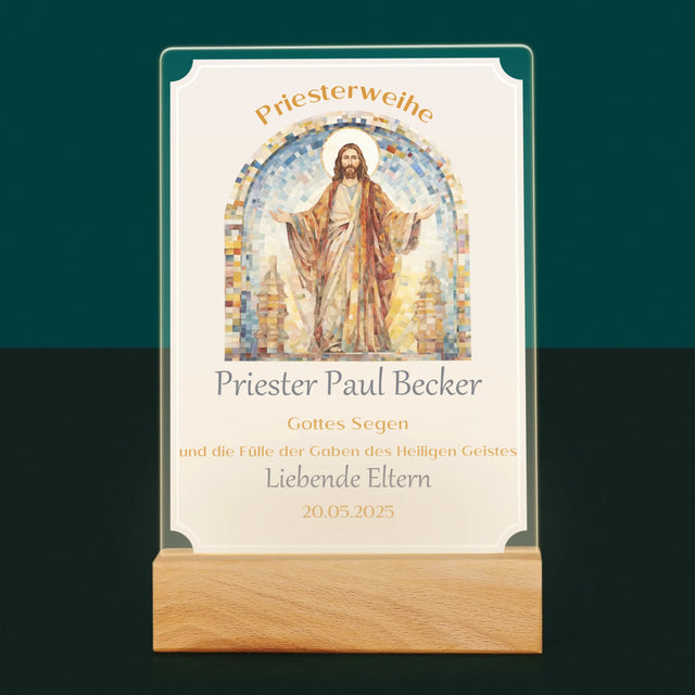 Name Und Unterschrift: Priesterweihe - Druck Auf Acrylglas