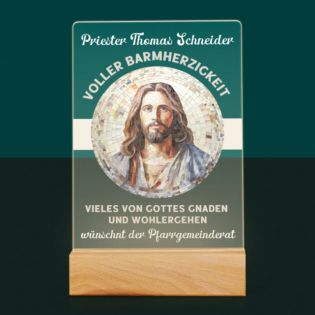 Name Und Unterschrift: Ein Priester Voller Barmherzigkeit - Druck Auf Acrylglas