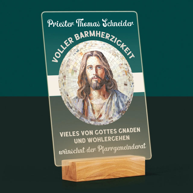 Name Und Unterschrift: Ein Priester Voller Barmherzigkeit - Druck Auf Acrylglas