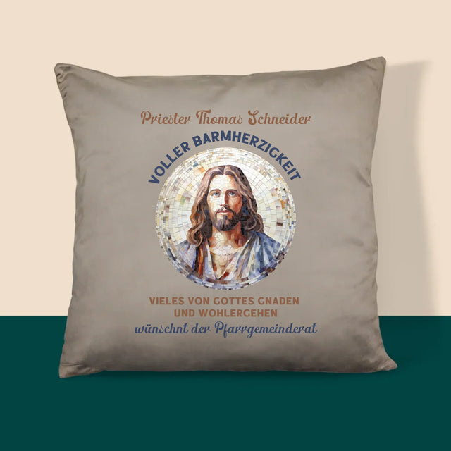 Name Und Unterschrift: Ein Priester Voller Barmherzigkeit - Kissen