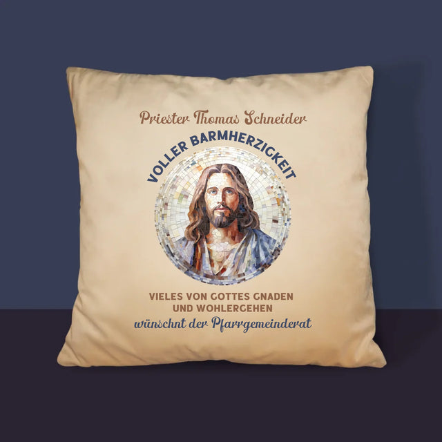 Name Und Unterschrift: Ein Priester Voller Barmherzigkeit - Kissen