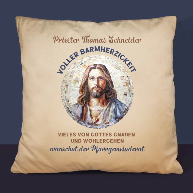 Name Und Unterschrift: Ein Priester Voller Barmherzigkeit - Kissen