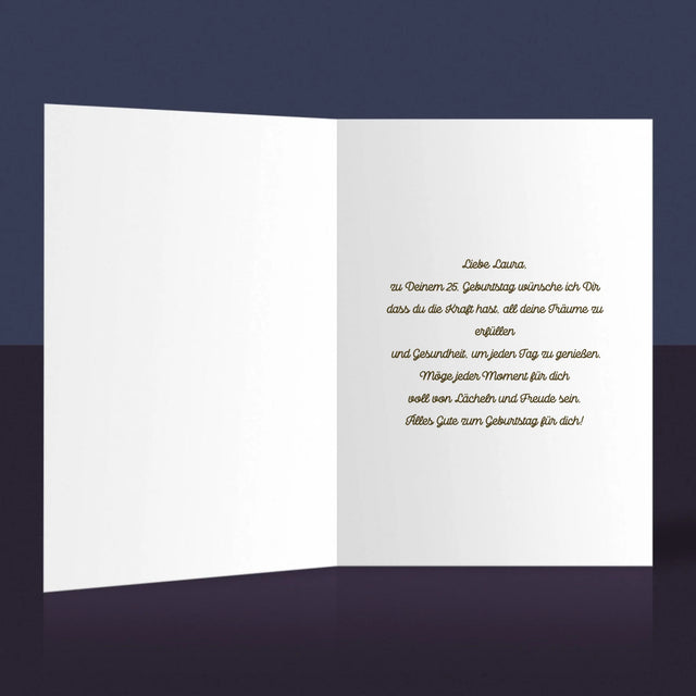 Buchstaben-Collage: Zu Alt Für Dicaprio - Glückwunschkarte