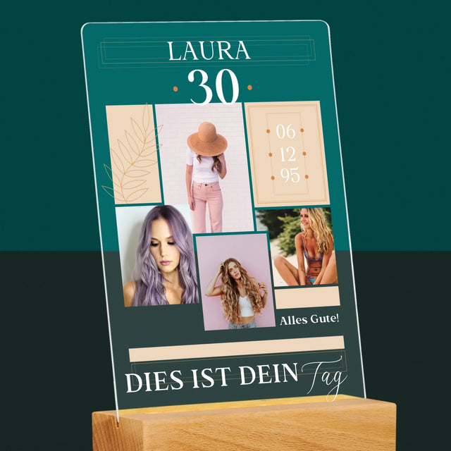 Fotocollage: Das Ist Dein Tag - Druck Auf Acrylglas