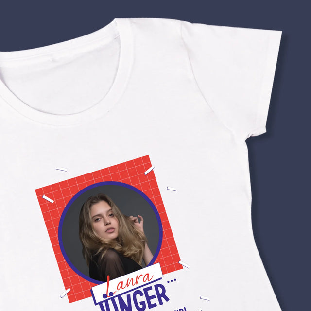 Foto Und Unterschrift: Du Wirst Nicht Jünger - T-Shirt Für Damen