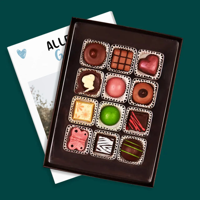 Foto Und Unterschrift: Alles Gute Zum Männertag - Pralinen