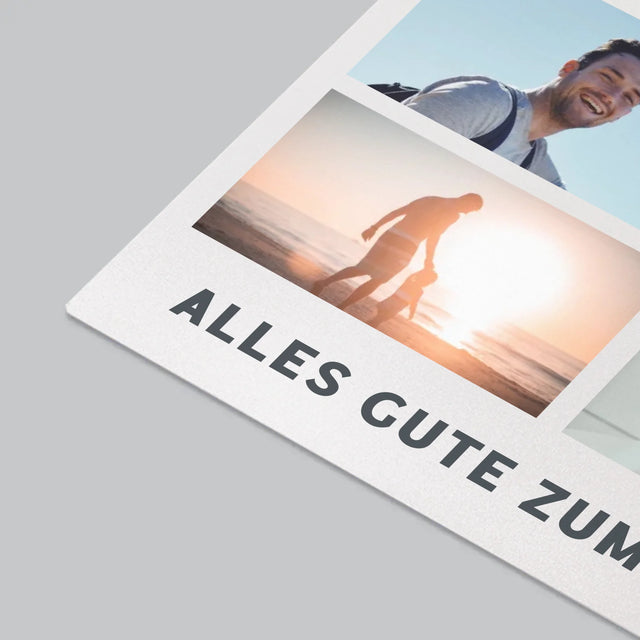 Fotocollage: 40 Jahre - Schreibtischunterlage