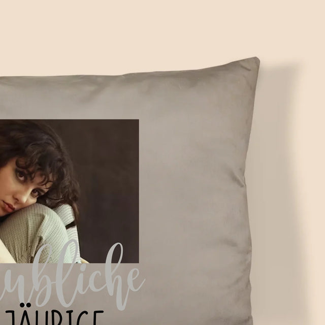 Fotocollage: Unglaubliche Vierzigjährige - Kissen