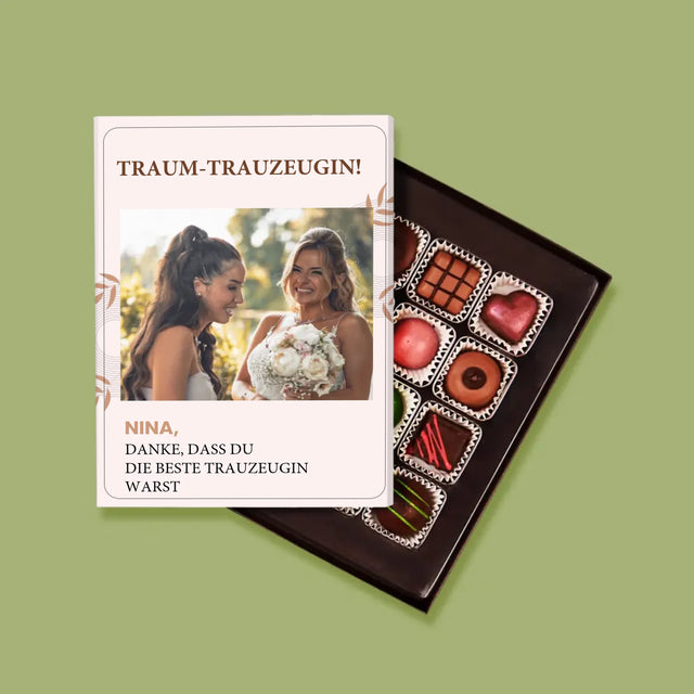 Foto Und Unterschrift: Traumtrauzeugin - Pralinen