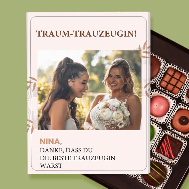 Foto Und Unterschrift: Traumtrauzeugin - Pralinen