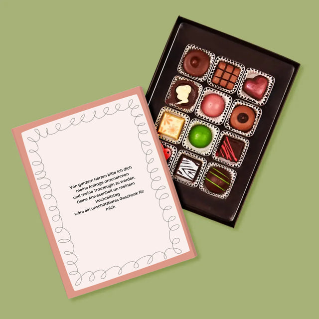 Foto Und Unterschrift: Du Wusstest Schon Immer - Pralinen