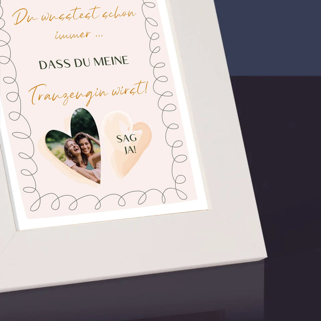 Foto Und Unterschrift: Du Wusstest Schon Immer - Bilderrahmen