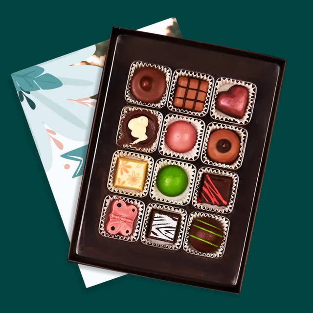 Foto Und Unterschrift: Viel Glück Bei Der Nicht-Arbeit - Pralinen