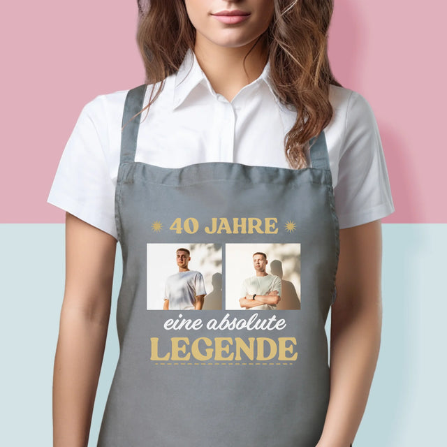 Fotocollage: 40 Jahre Lang Eine Legende - Schürze