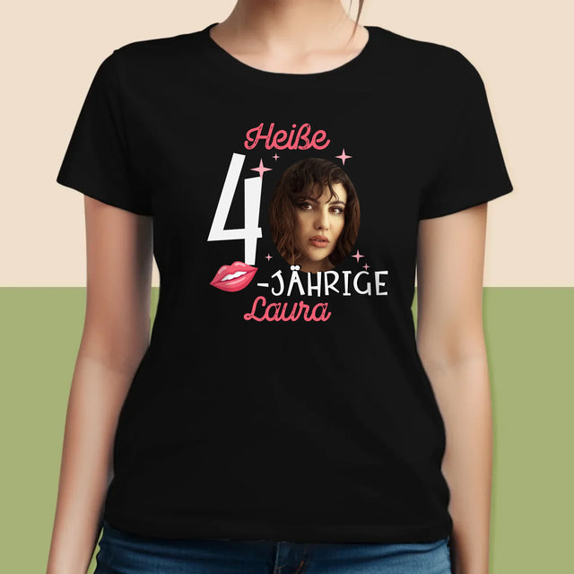 Foto Und Unterschrift: Heiße 40-Jährige - T-Shirt Für Damen