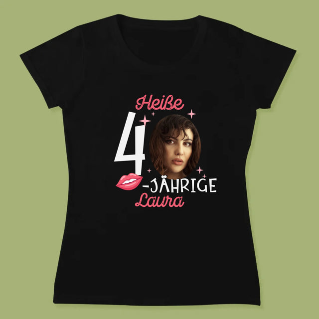 Foto Und Unterschrift: Heiße 40-Jährige - T-Shirt Für Damen
