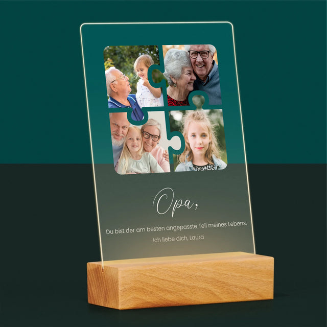 Fotocollage: Fotopuzzle Für Opa - Druck Auf Acrylglas