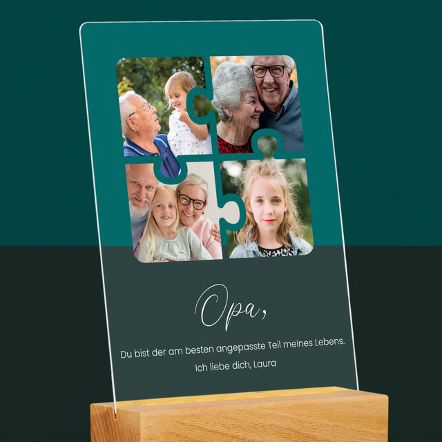 Fotocollage: Fotopuzzle Für Opa - Druck Auf Acrylglas
