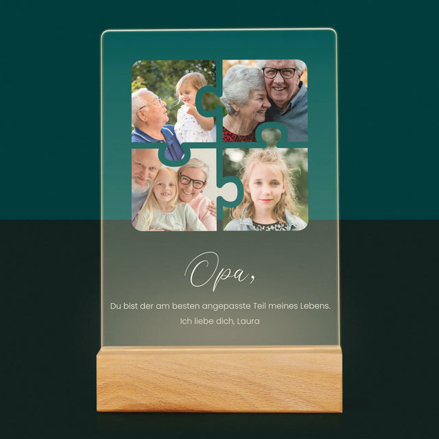 Fotocollage: Fotopuzzle Für Opa - Druck Auf Acrylglas