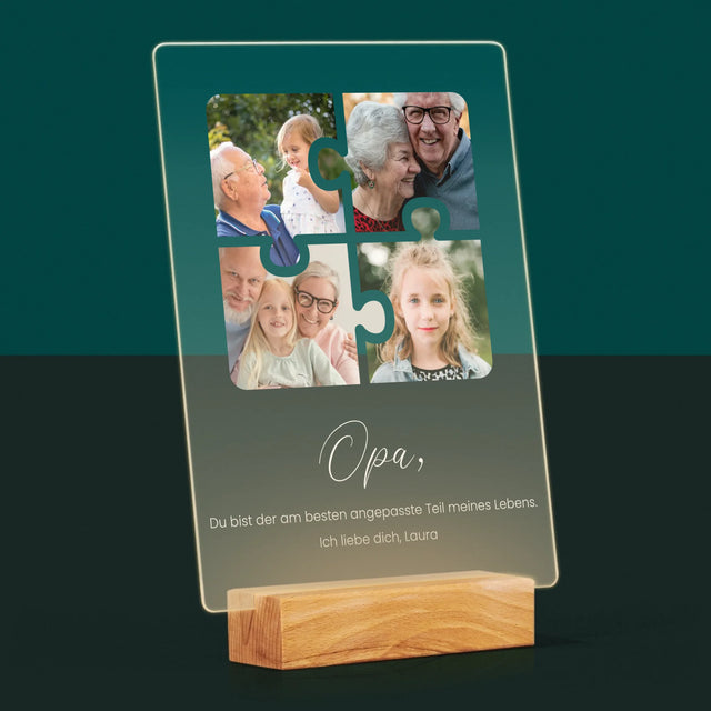 Fotocollage: Fotopuzzle Für Opa - Druck Auf Acrylglas
