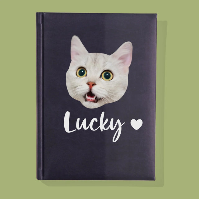 Ihr Avatar: Der Kopf Deines Kätzchens - Notizbuch