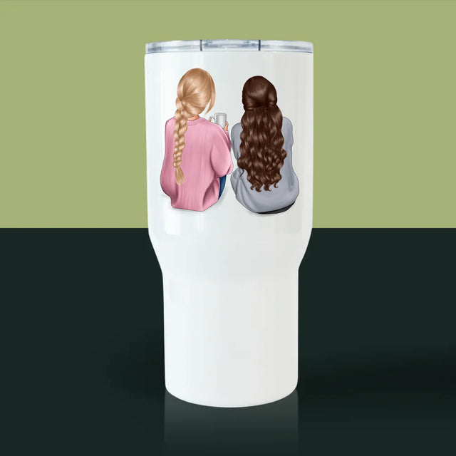 Avatar Creator: Freundinnen - Thermobecher Weiß