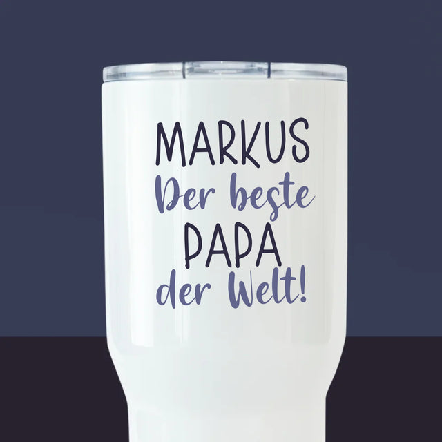 Avatar Creator: Familie Mit Kindern - Thermobecher Weiß