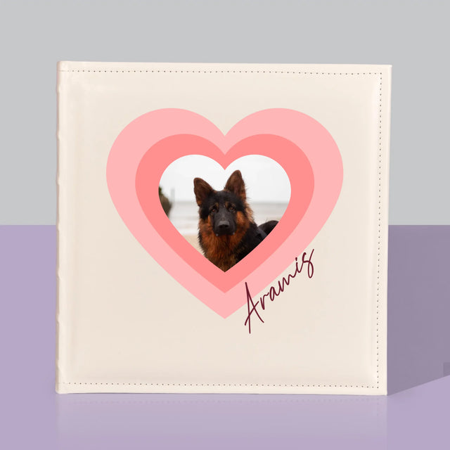 Foto Und Unterschrift: Bild Eines Haustieres Im Herzen - Fotoalbum