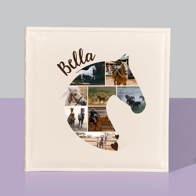 Form-Collage: Pferd - Fotoalbum