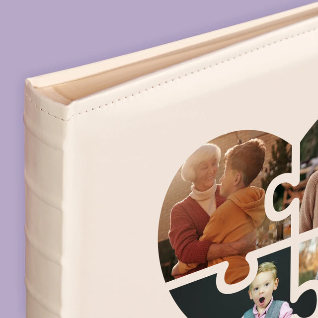 Fotocollage: Puzzleherz Für Oma - Fotoalbum