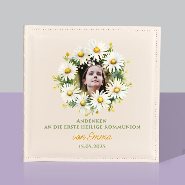 Foto Und Unterschrift: Andenken An Die Erstkommunion Gänseblümchen - Fotoalbum