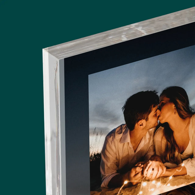 Foto Und Unterschrift: Spotify Mit Deinen Fotos Und Qr-Code - Druck Auf Acrylglas