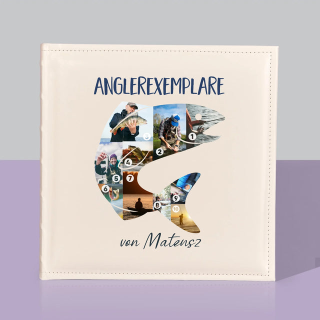 Form-Collage: Exemplar Eines Anglers - Fotoalbum