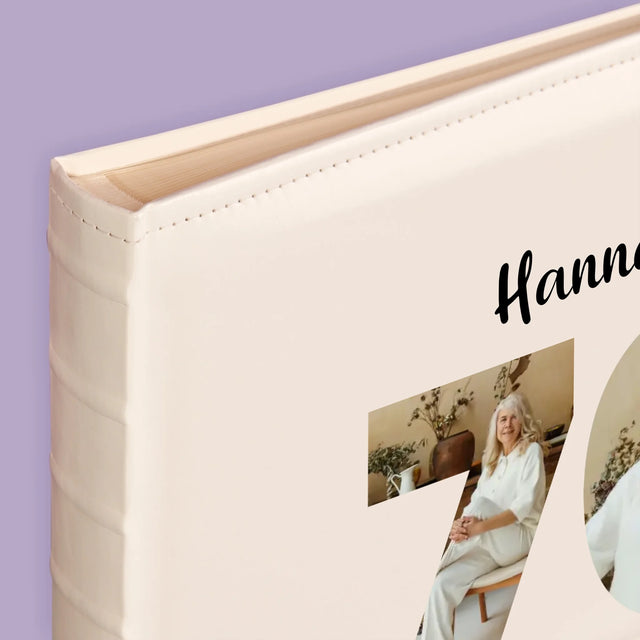 Buchstaben-Collage: 70. Geburtstag - Fotoalbum