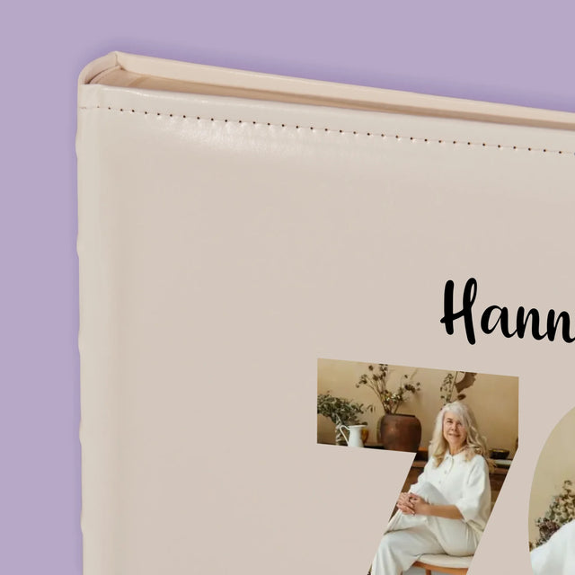 Buchstaben-Collage: 70. Geburtstag - Fotoalbum