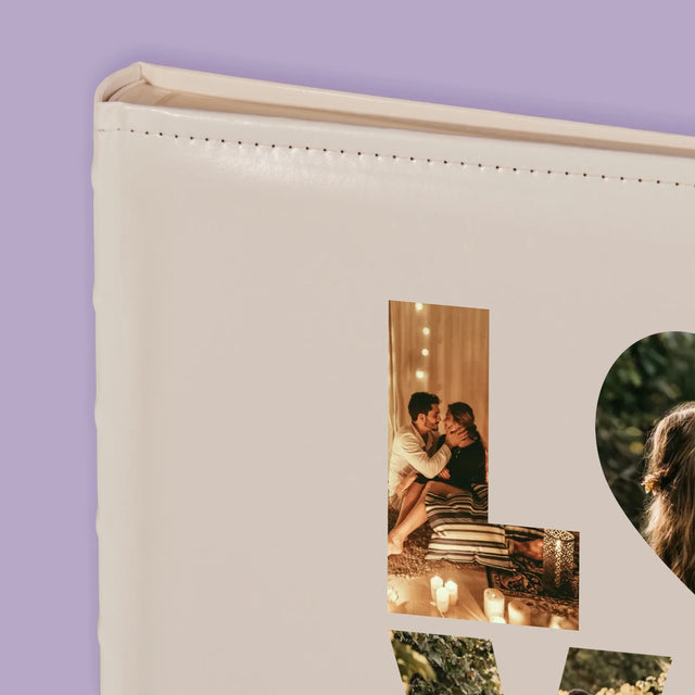 Buchstaben-Collage: Love - Fotoalbum
