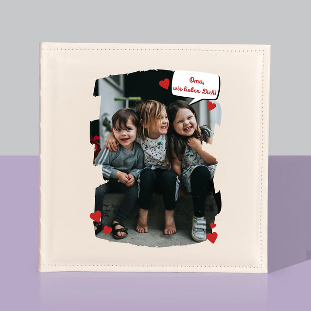 Foto Und Unterschrift: Oma, Wir Lieben Dich - Fotoalbum