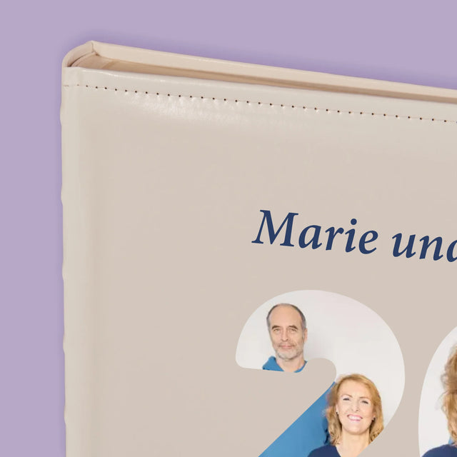 Buchstaben-Collage: 20 Jahre Zusammen - Fotoalbum