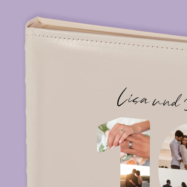 Buchstaben-Collage: 10. Hochzeitstag - Fotoalbum