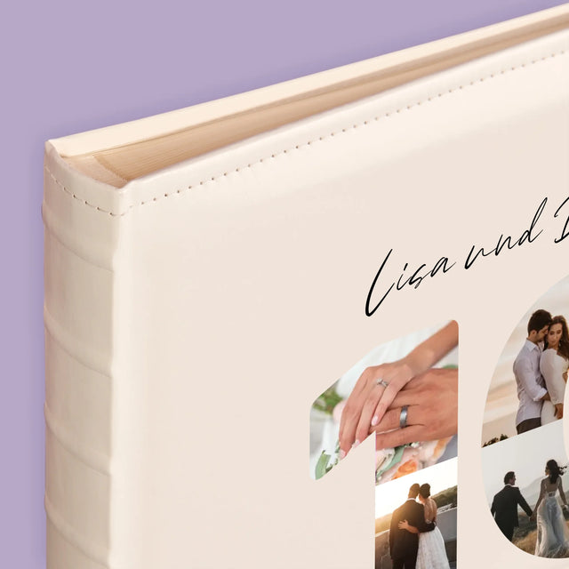 Buchstaben-Collage: 10. Hochzeitstag - Fotoalbum