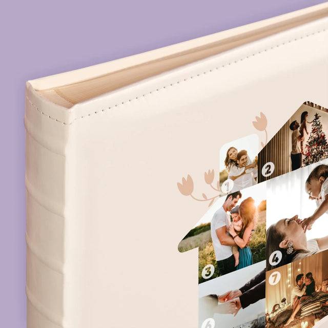 Form-Collage: Familienhaus - Fotoalbum