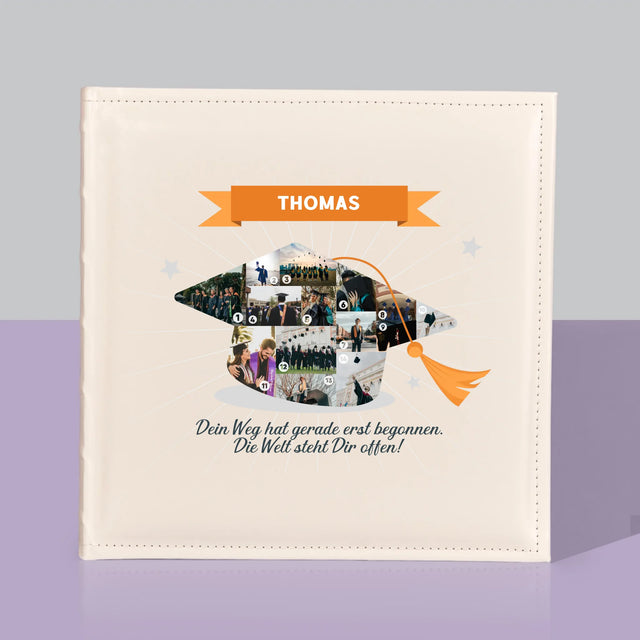 Form-Collage: Studienabschluss - Fotoalbum