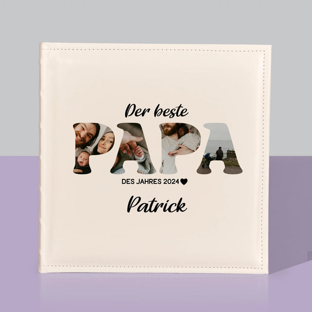 Buchstaben-Collage: Bester Papa Des Jahres - Fotoalbum