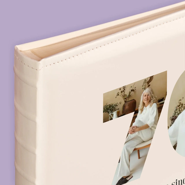 Buchstaben-Collage: 70 Jahre Alt - Fotoalbum