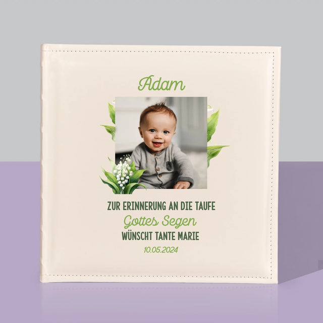 Foto Und Unterschrift: Tauferinnerung Maiglöckchen - Fotoalbum